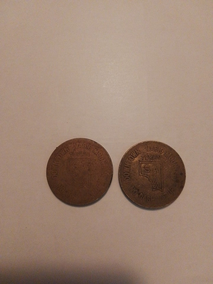 2 X 1990's Australian Formula 1 Grand Prix Adelaide Downtown Tokens