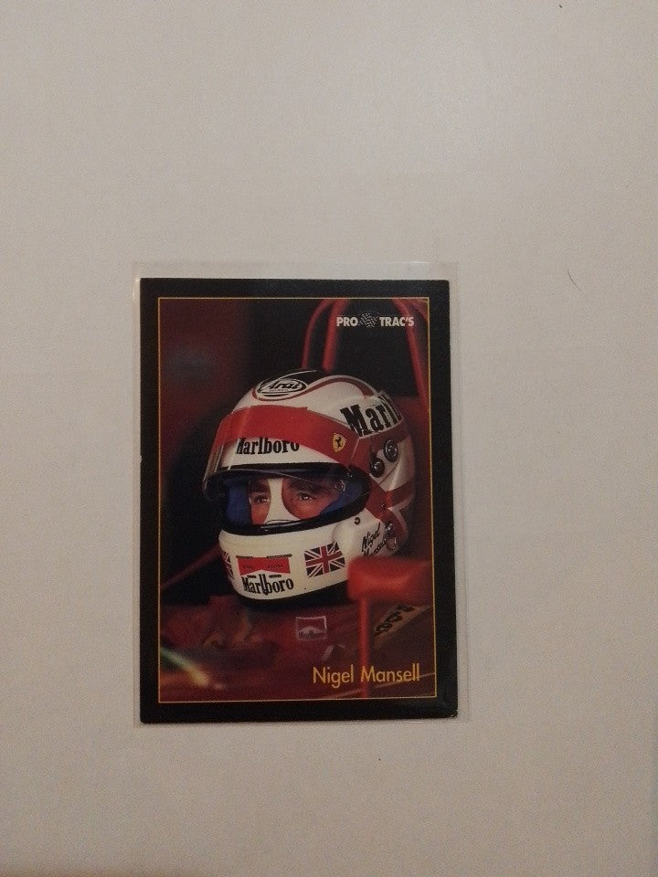 1991 Formula One Series No.131 Pro Trac's Racing Cards Nigel Mansell