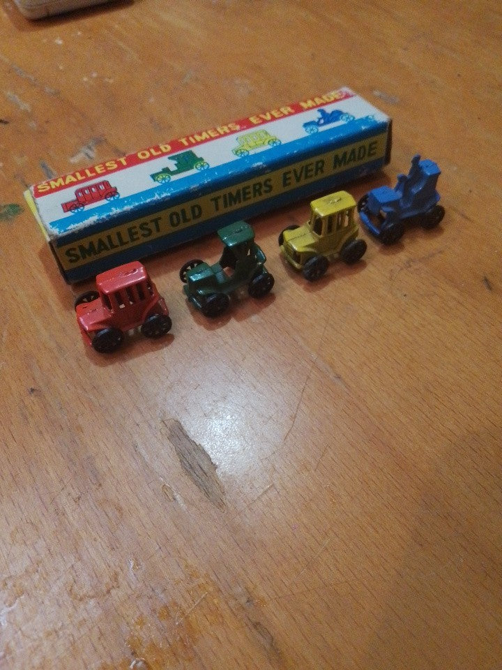 1950's Smallest Old Timers Ever Made Die Cast Cars (miniature) Japan