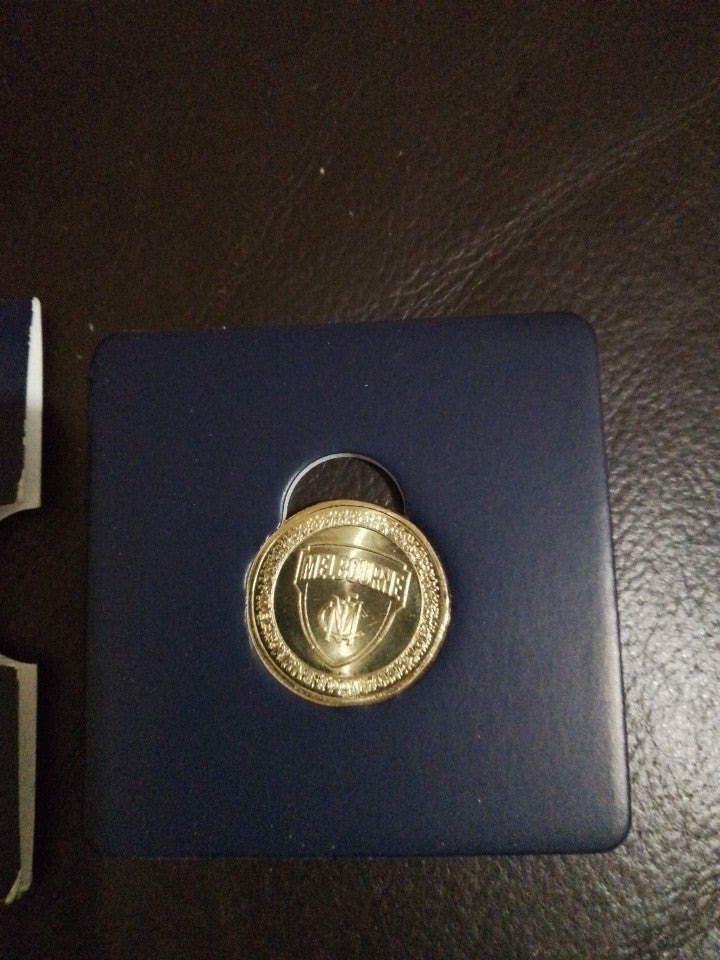 2023 AFL Melbourne Football Club $1 Uncirculated Coin RAM Carded