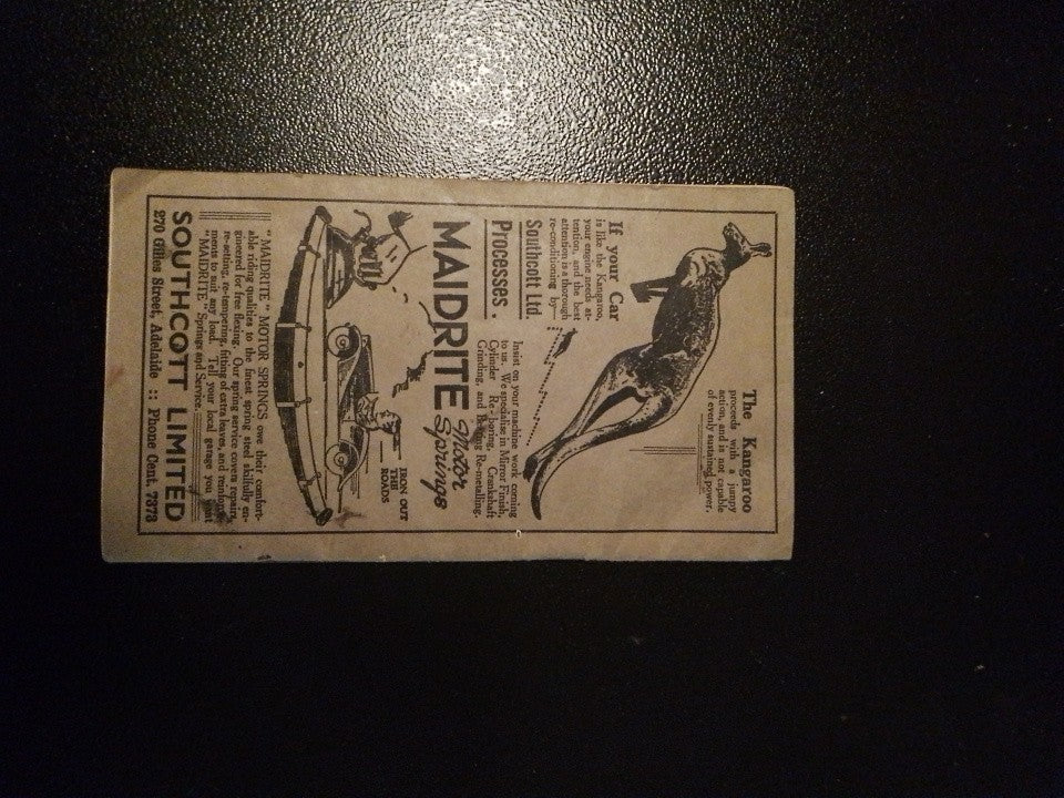 1936 The Road Traffic Code Booklet South Australia
