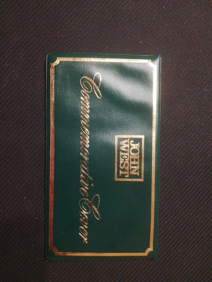 1984 John West  First Issue $1 Coins & Last Issue $1 Notes In Commemorative...