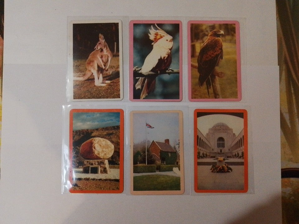 6x 1960's Golden Fleece Swap Cards
