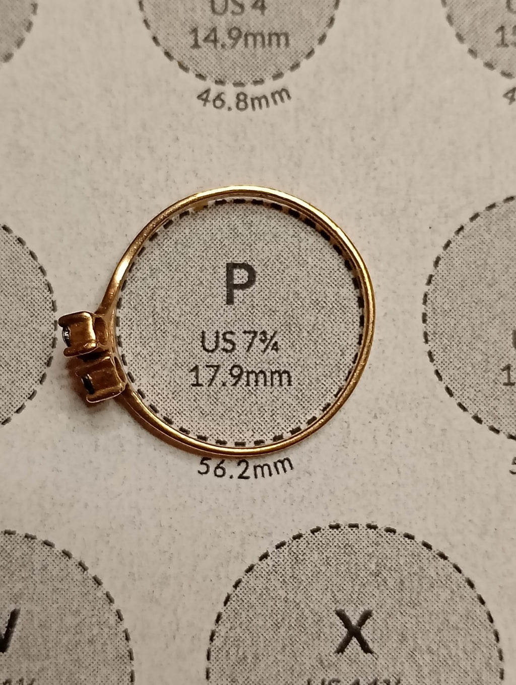 9ct Yellow Gold And Sapphire Ring