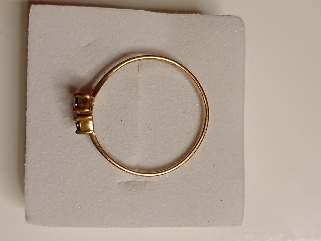 9ct Yellow Gold And Sapphire Ring