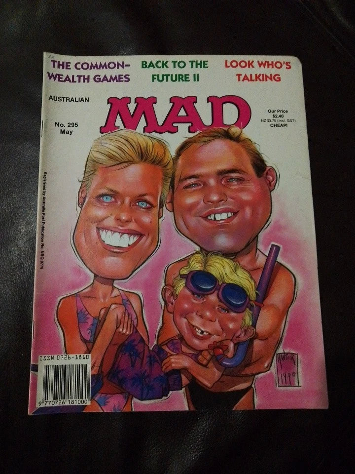 Australian MAD Magazine - Vintage May, No. 295, The Commonwealth Games, Humor