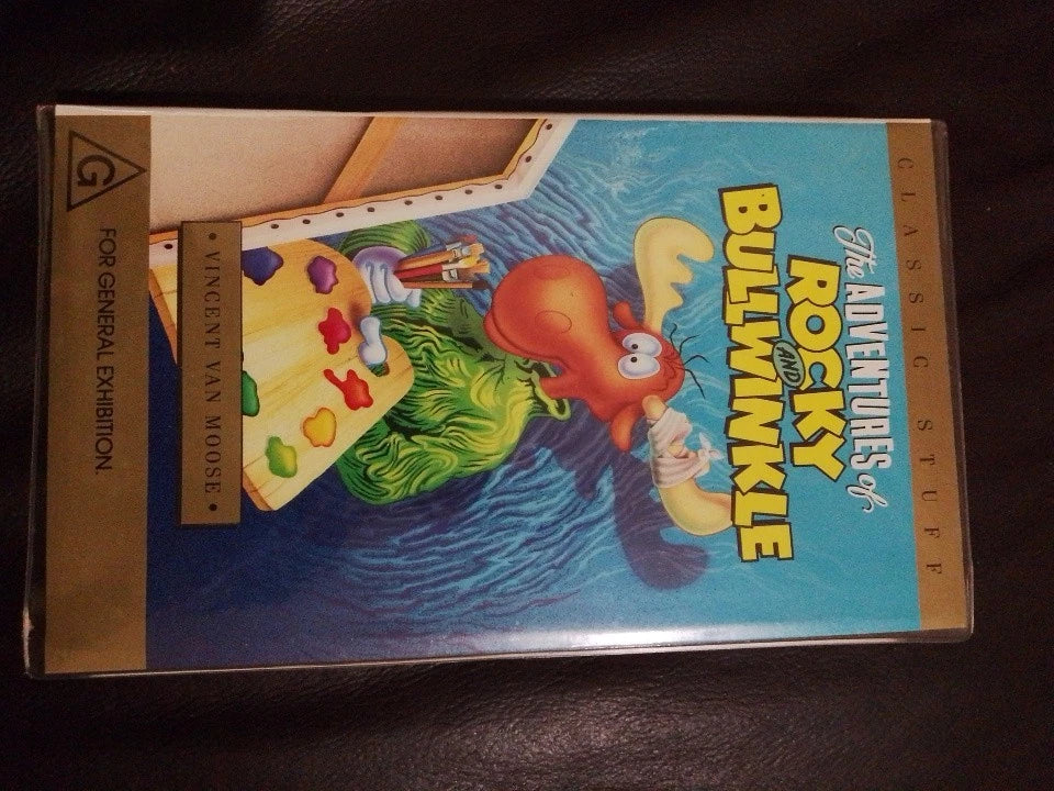 VHS Classic Stuff The Adventures Of Rocky And Bullwinkle Vincent Van Moose,...