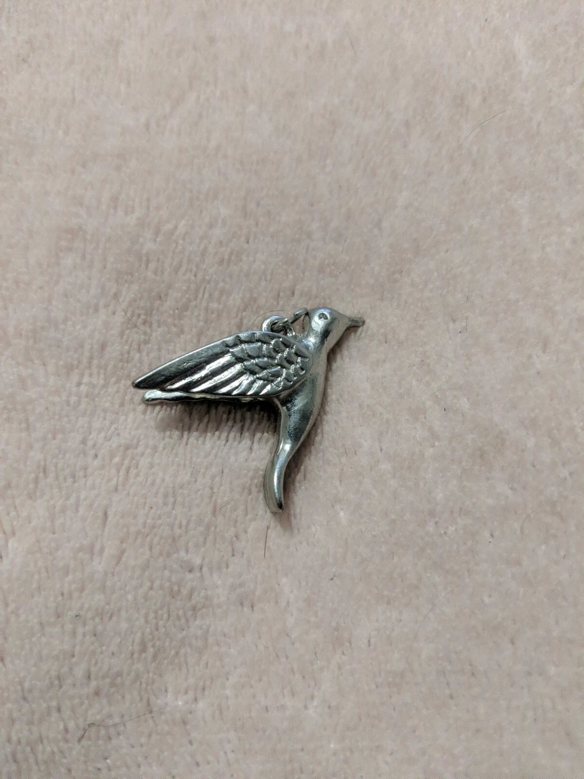 Unique Silver Dove Charm