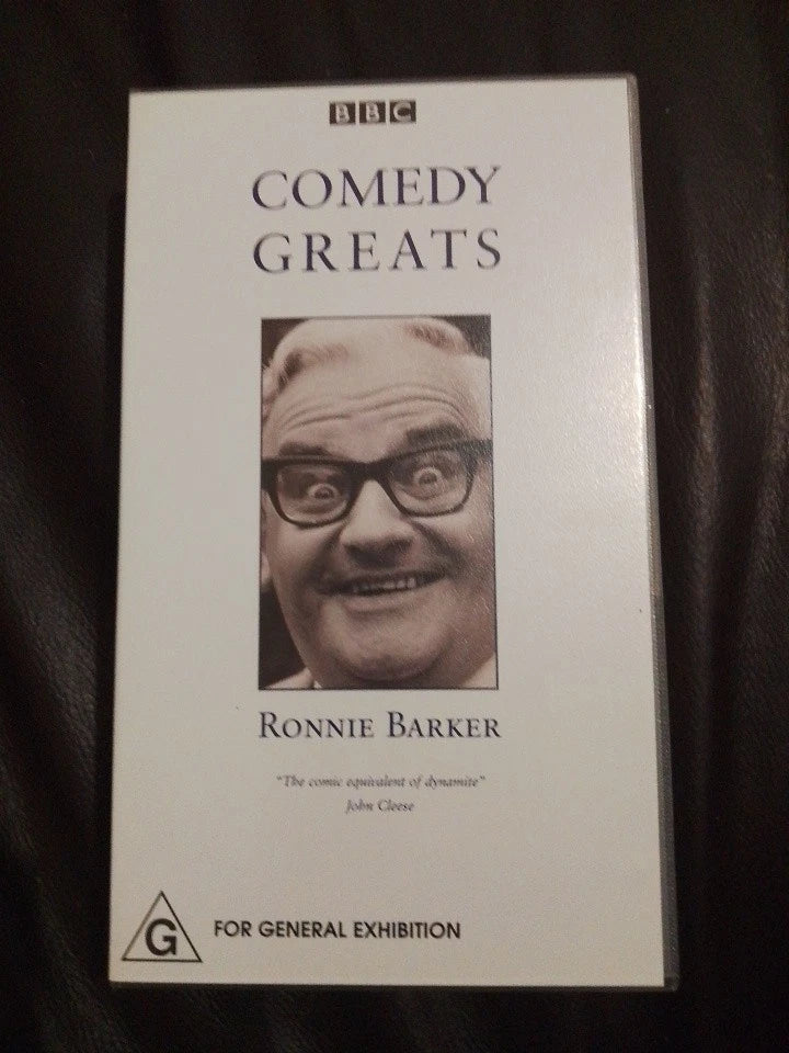 VHS Comedy Greats  Ronnie Barker, Contains 5 Collectable B&W Postcards, Sealed