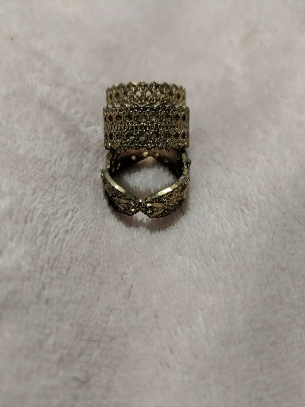 Gold Coloured Rings Ladies