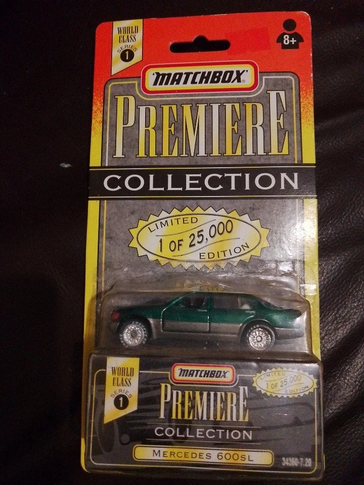 Matchbox Premiere Collection Limited Edition 1 Of 25000 Mercedes 600sl, As New