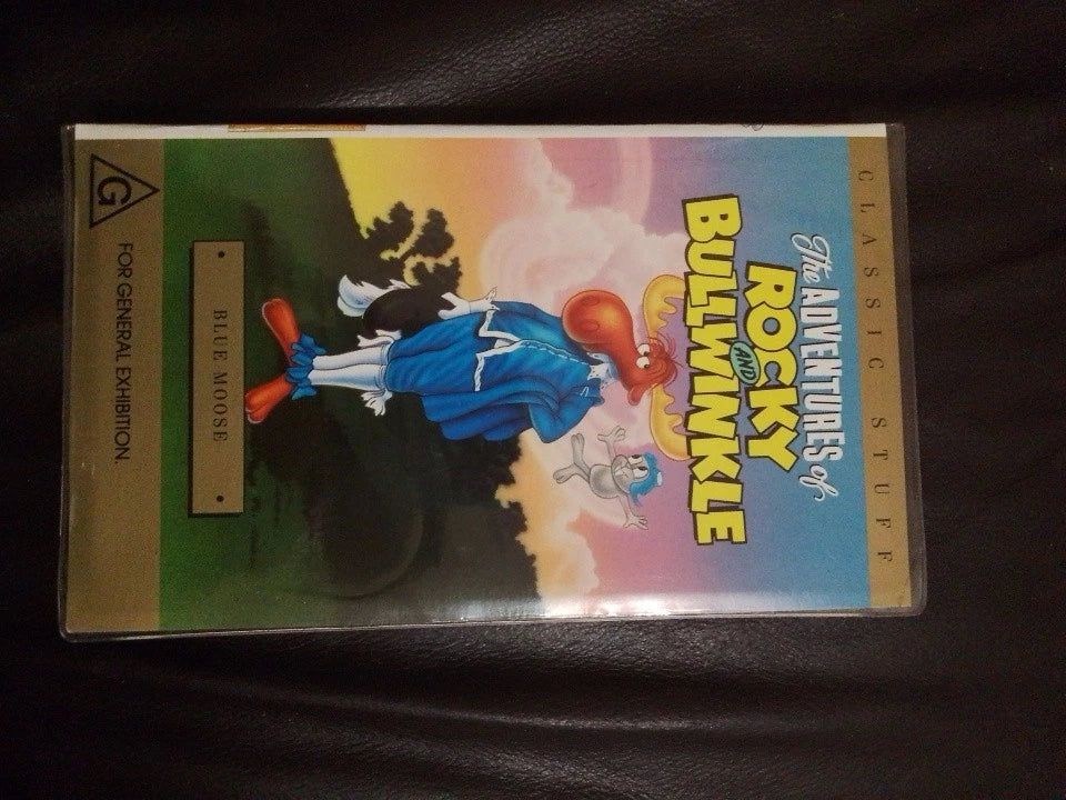 VHS Classic Stuff ' The Adventures Of Rocky And Bullwinkle,Blue Moose ' Sealed