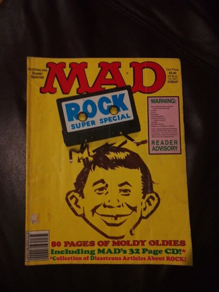 Mad Magazine AustralianSuper Specialn No.74 Rock Super Special