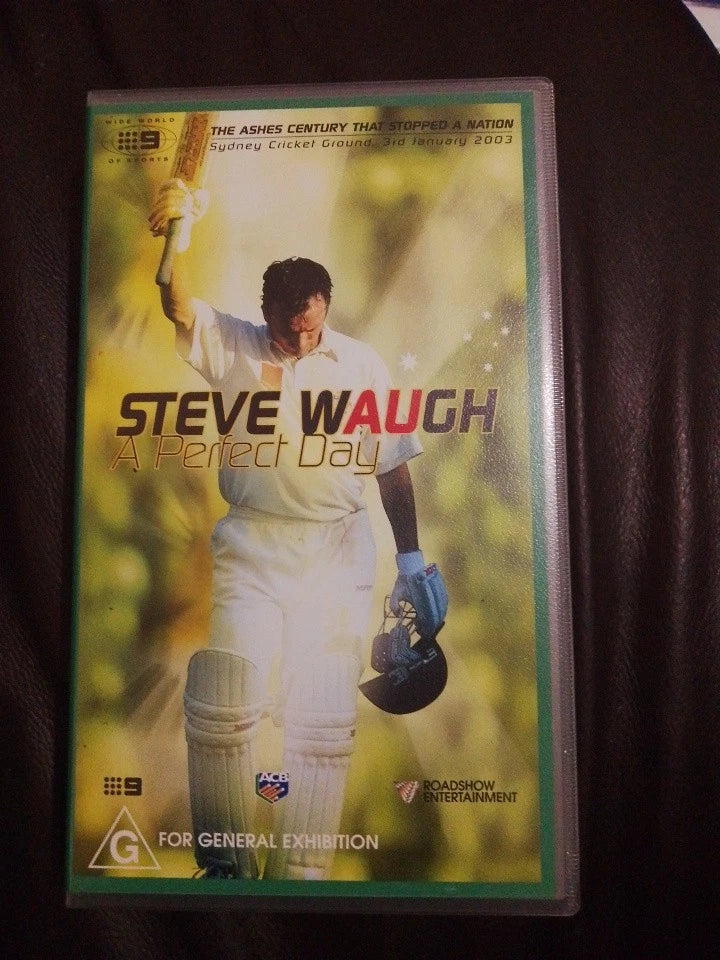 VHS ' Steve Waugh A Perfect Day's , Tape Sealed