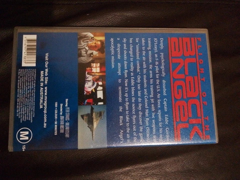 VHS ' Flight Of The Black Angel' Tape Sealed